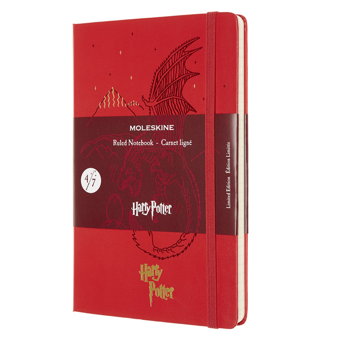 Hard Cover Large Harry Potter Red i gruppen Papper & Block / Skriva och anteckna / Anteckningsböcker hos Pen Store (100467)