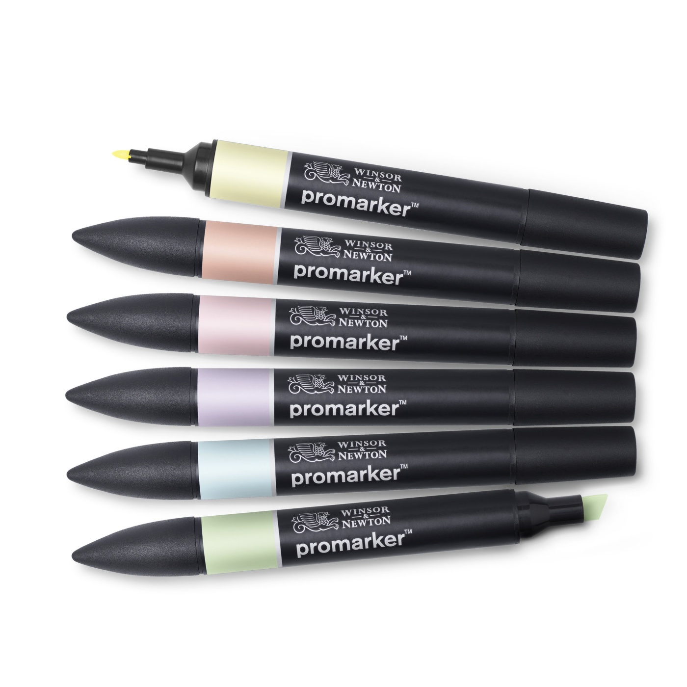 Promarker 6-set Pastel tones i gruppen Pennor / Konstnärspennor / Tuschpennor hos Pen Store (100539)