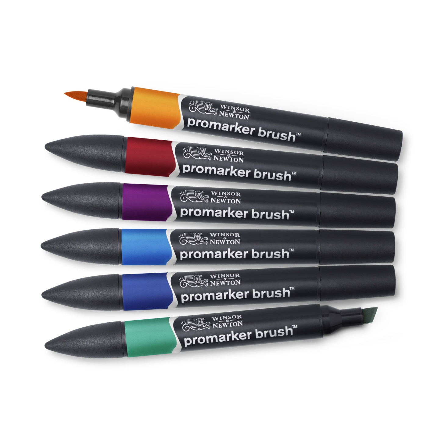 Promarker Brush 6-set Rich Tones i gruppen Pennor / Konstnärspennor / Penselpennor hos Pen Store (100554)