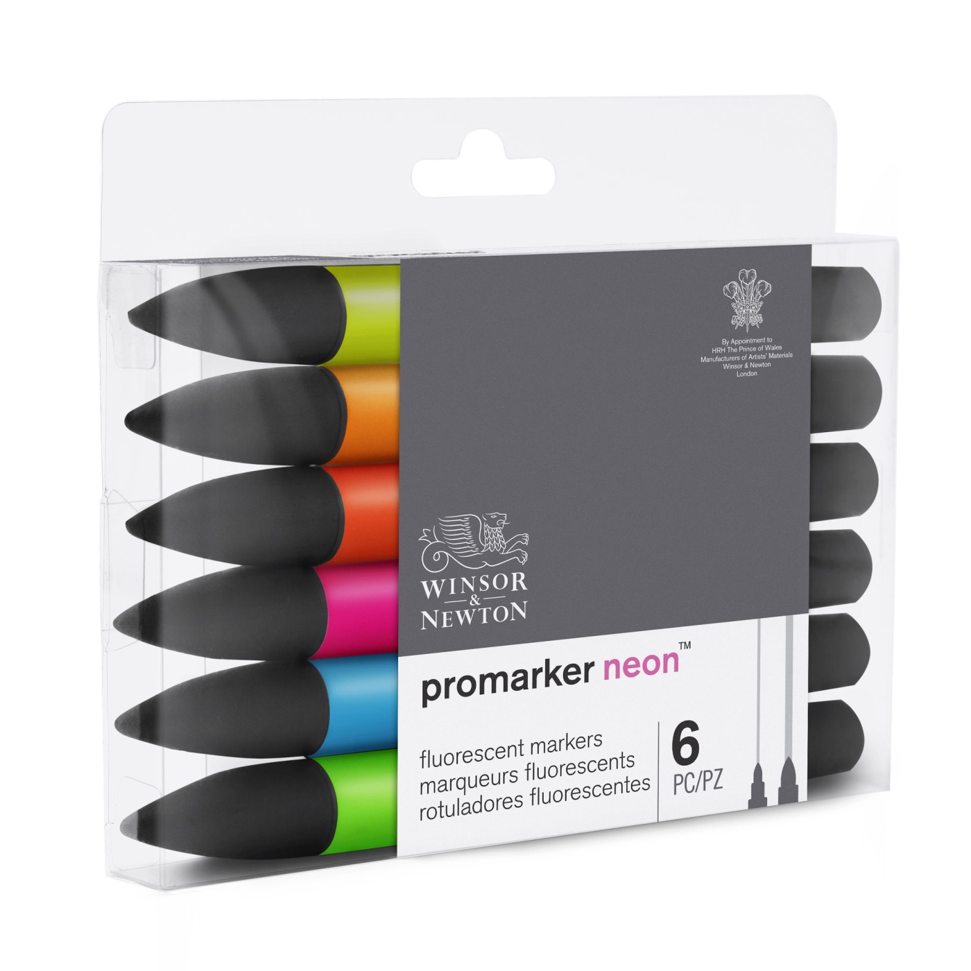 Neon Marker 6-set i gruppen Pennor / Konstnärspennor / Illustrationsmarkers hos Pen Store (100555)