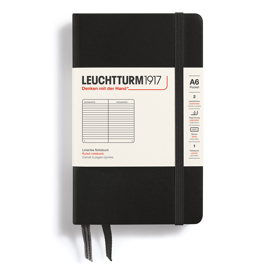 Leuchtturm1917 Notebook A6 Pocket Linjerad