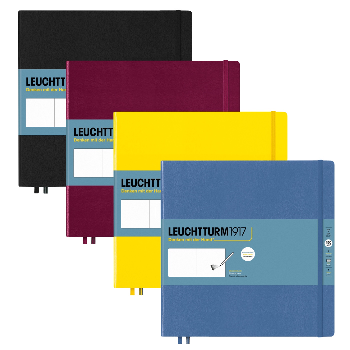 Leuchtturm1917 Sketchbook Square Black