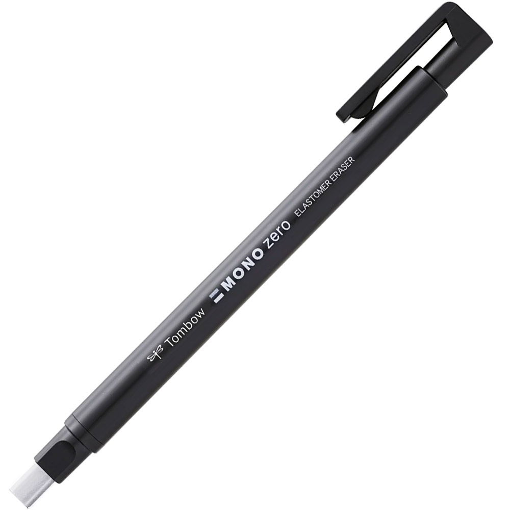 Tombow Mono Zero Raderpenna Rektangulär Svart