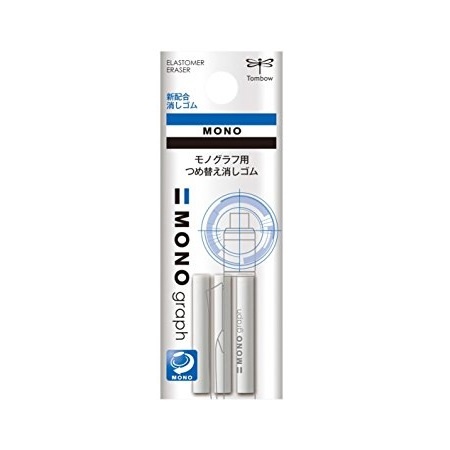 Tombow Mono Graph Radertopp 3-pack