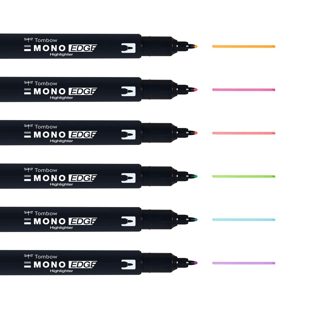 Highlighter MONO Edge 6-set i gruppen Pennor / Märkning och kontor / Överstrykning hos Pen Store (101111)