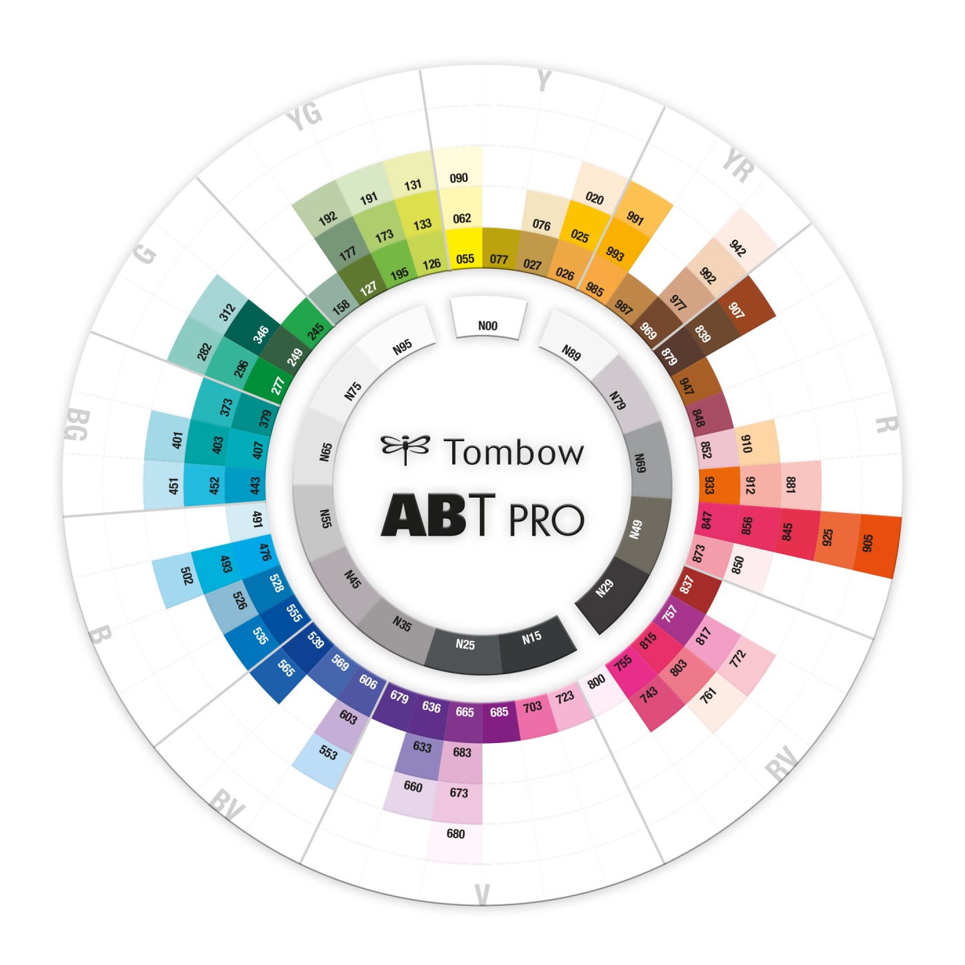 ABT PRO Dual Brush Pen 12-set Pastel i gruppen Pennor / Produktserier / ABT Dual Brush hos Pen Store (101255)