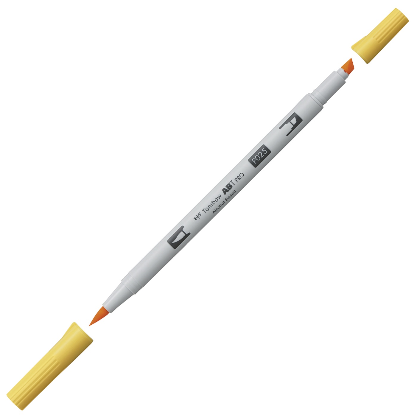 ABT PRO Dual Brush Pen 5-set Warm Grey i gruppen Pennor / Produktserier / ABT Dual Brush hos Pen Store (101258)