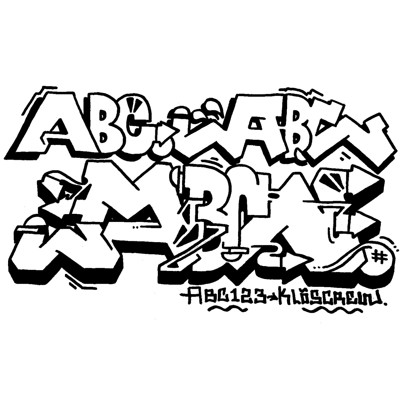 Download Books Graffiti Coloring Book | Pen Store