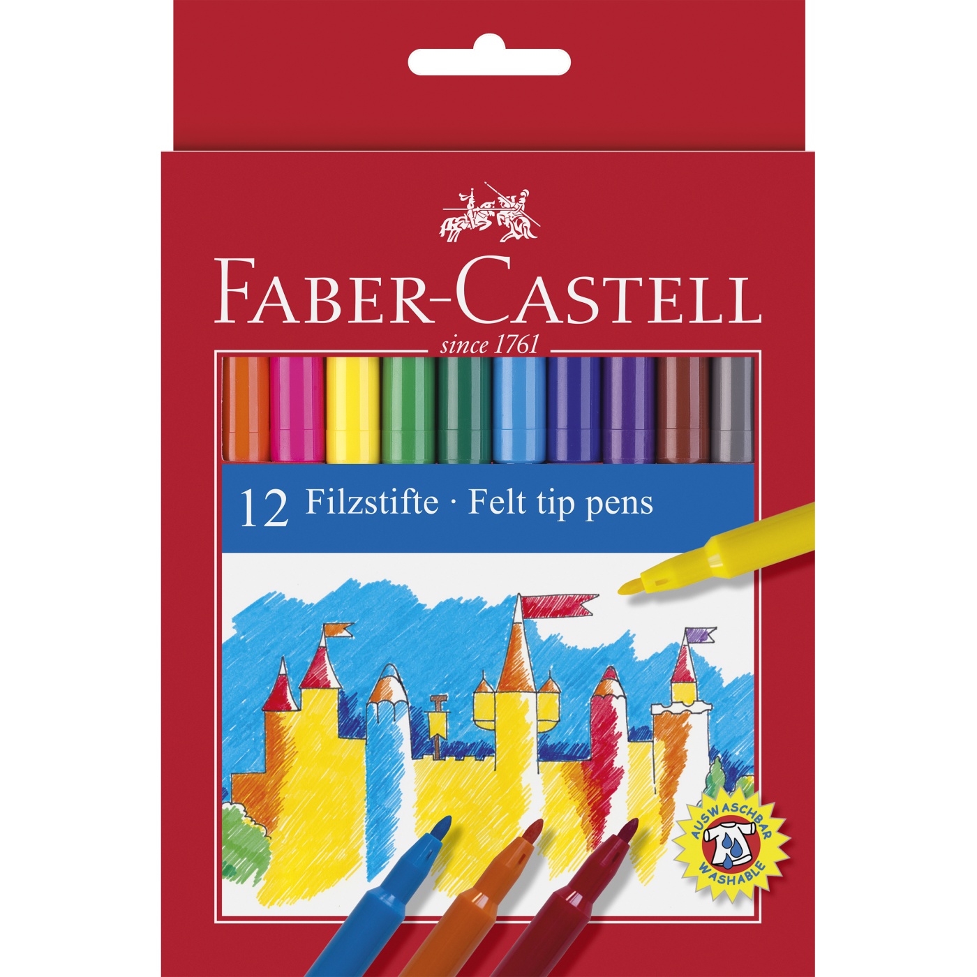 Faber-Castell Tuschpennor 12-set (3 år+)