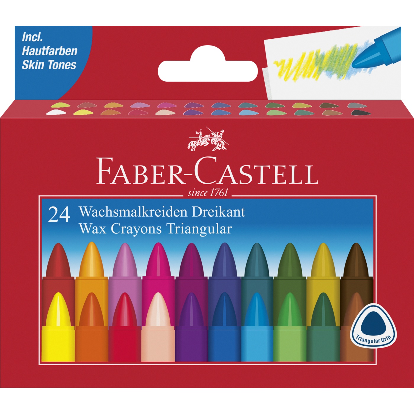 Faber-Castell Vaxkritor 24-set (3 år