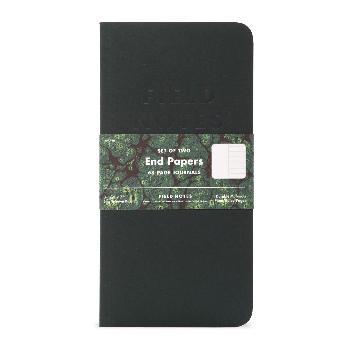 End Papers 2-pack i gruppen Papper & Block / Skriva och anteckna / Skrivblock och häften hos Pen Store (101434)