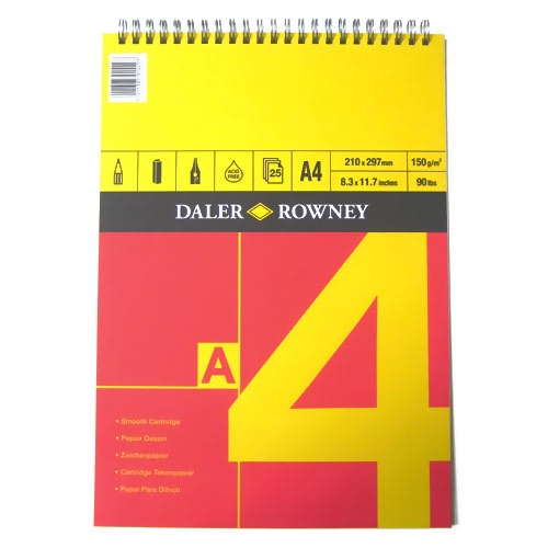 Daler-Rowney Ritblock Spiral 150g A4
