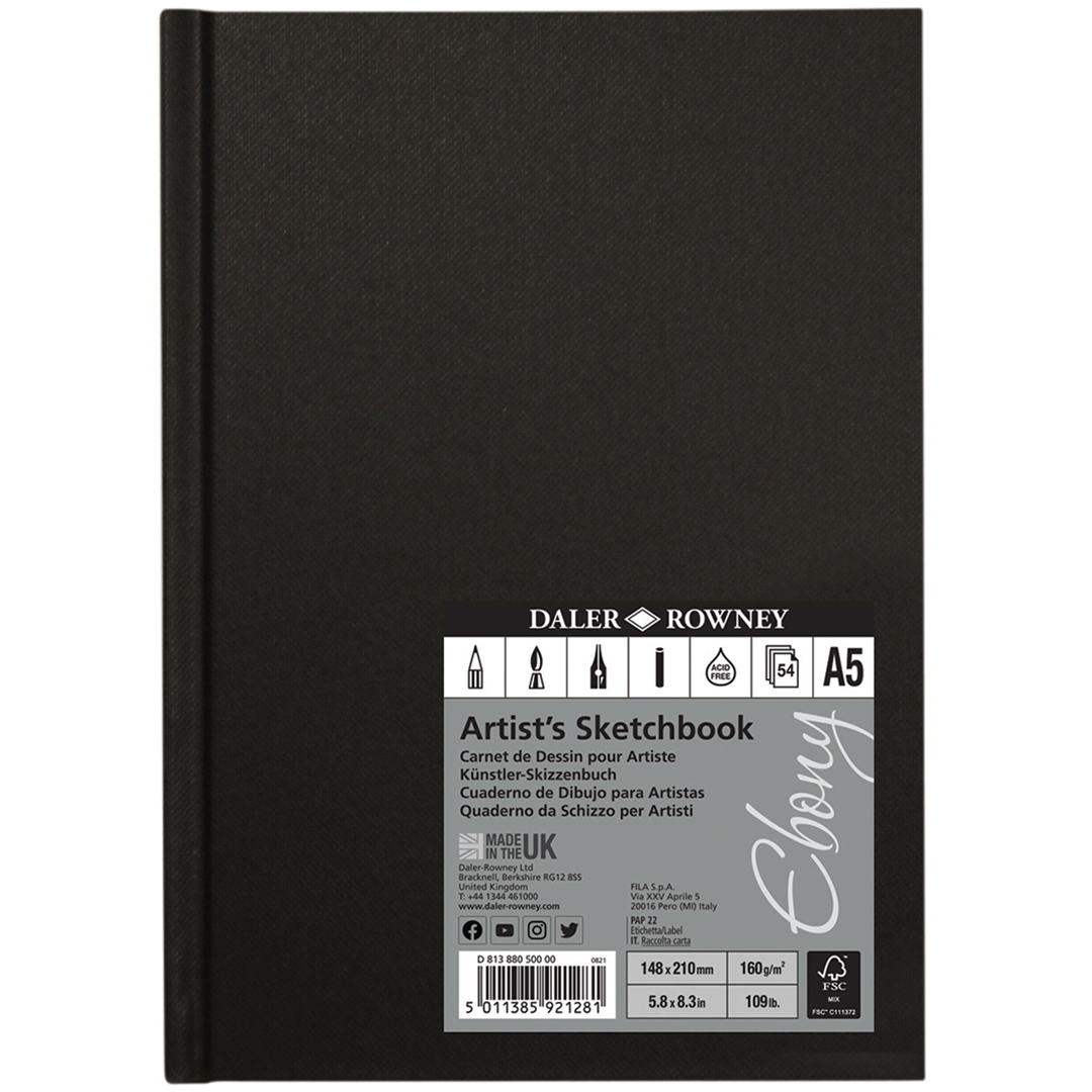 Daler-Rowney Ebony Artist's Sketch Book A5