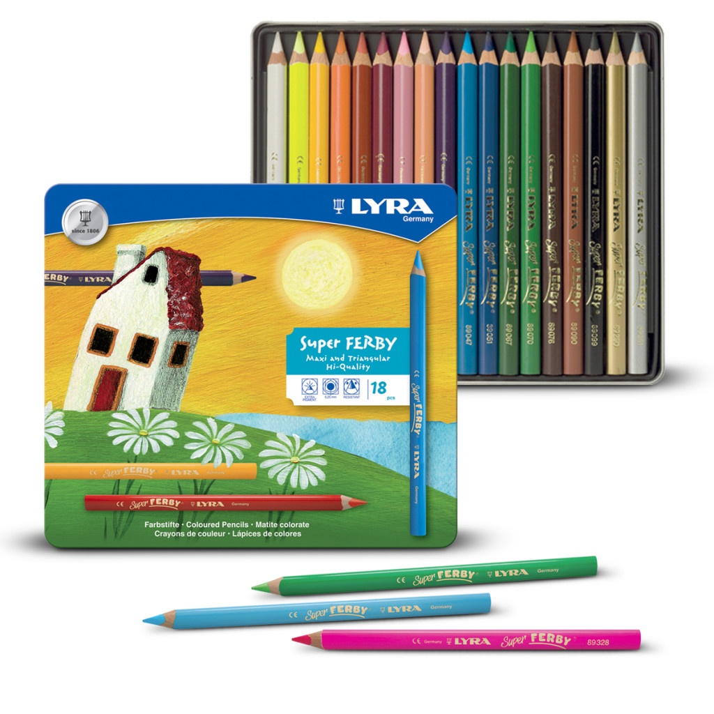 Super Ferby 18-set (3 år+) i gruppen Kids / Barnpennor / Färgpennor för barn hos Pen Store (101581)