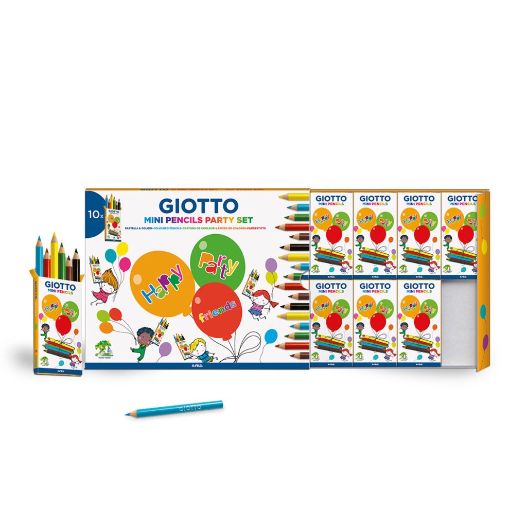 Partyset Mini-färgpennor x 10 (3 år+) i gruppen Kids / Barnpennor / Färgpennor för barn hos Pen Store (101589)