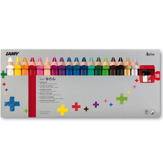3plus Färgpennor 18-set (3 år+) i gruppen Kids / Barnpennor / Färgpennor för barn hos Pen Store (101783)