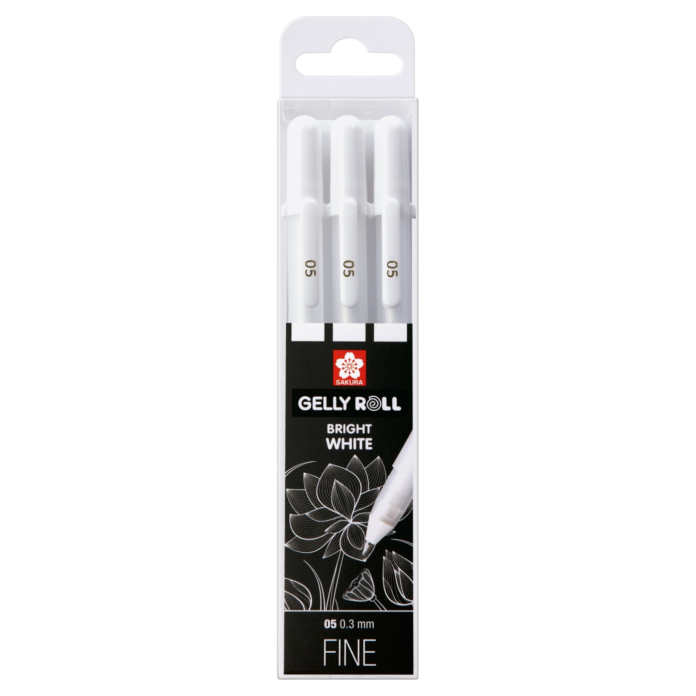 Gelly Roll Basic White 3-pack Fine i gruppen Pennor / Skriva / Gelpennor hos Pen Store (103535)