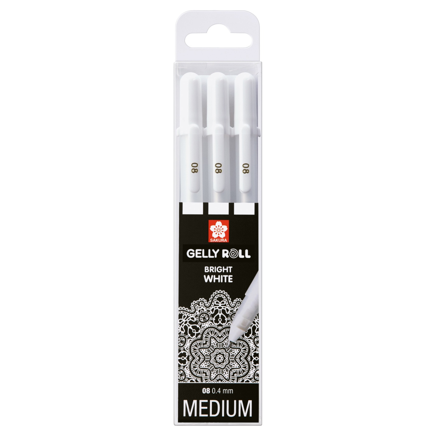 Gelly Roll Basic White 3-pack Medium i gruppen Pennor / Produktserier / Gelly Roll hos Pen Store (103536)