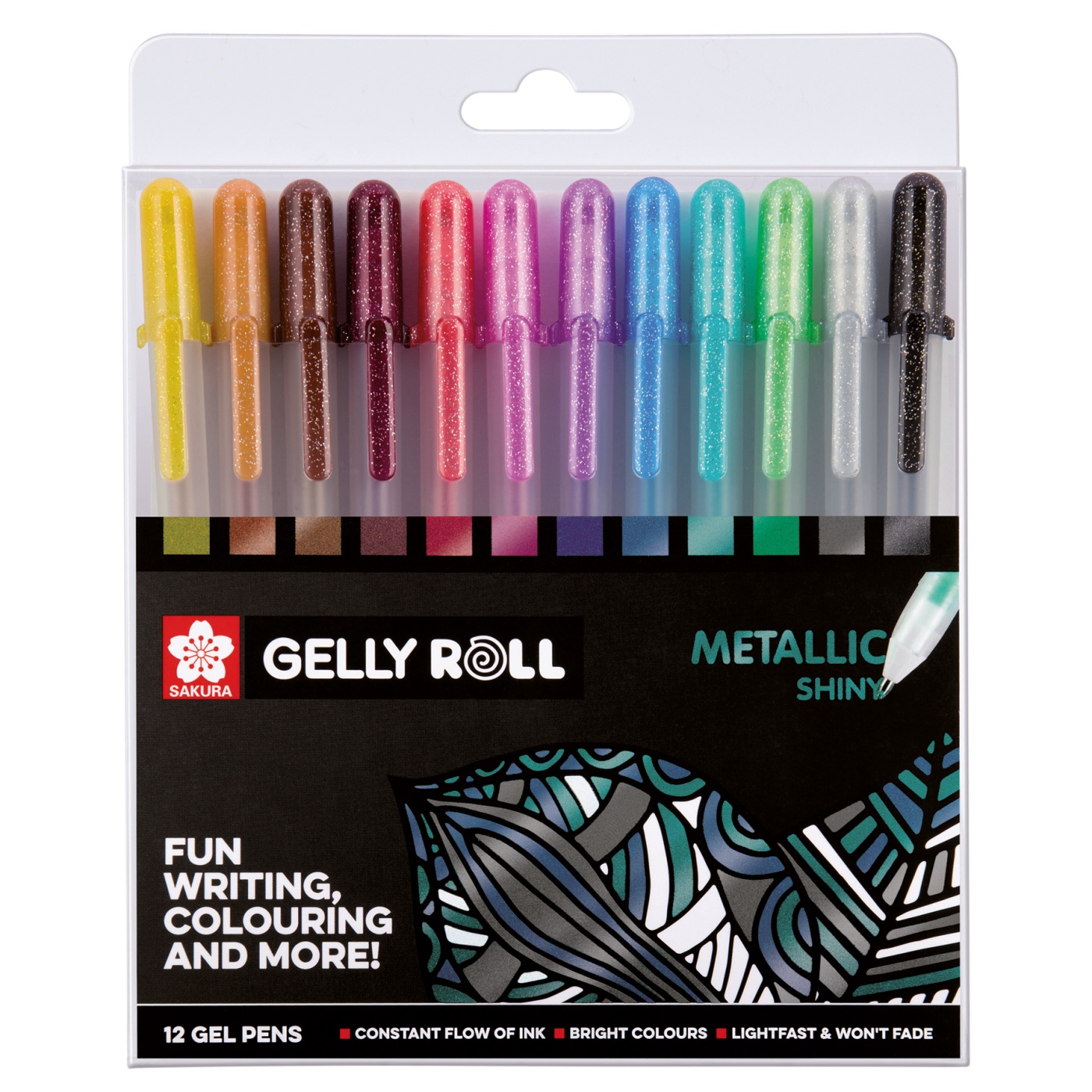 Gelly Roll Metallic 12-pack i gruppen Skapande & Hobby / Skapa / Bullet Journaling hos Pen Store (103592)