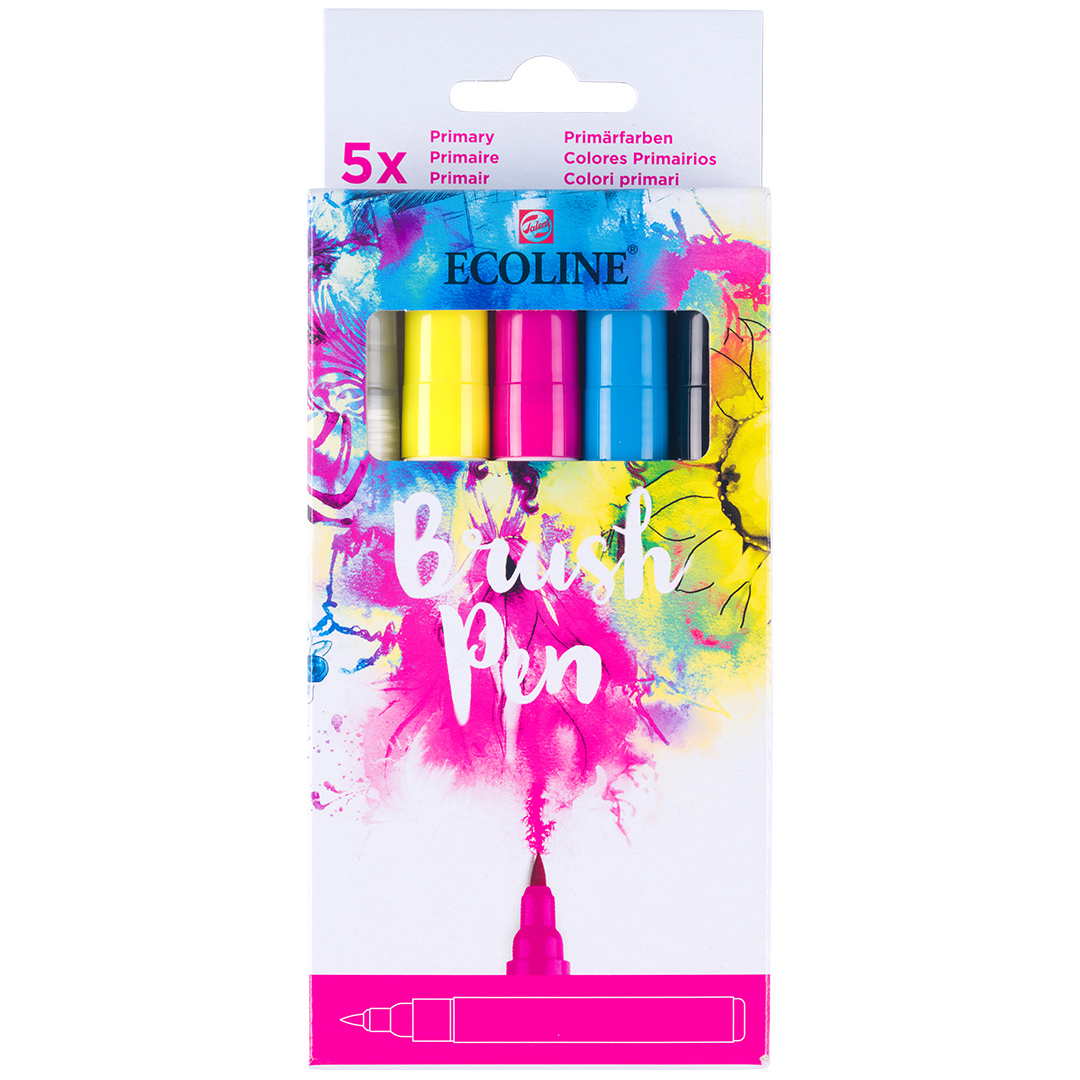 Ecoline Brush Pen Primary 5-set