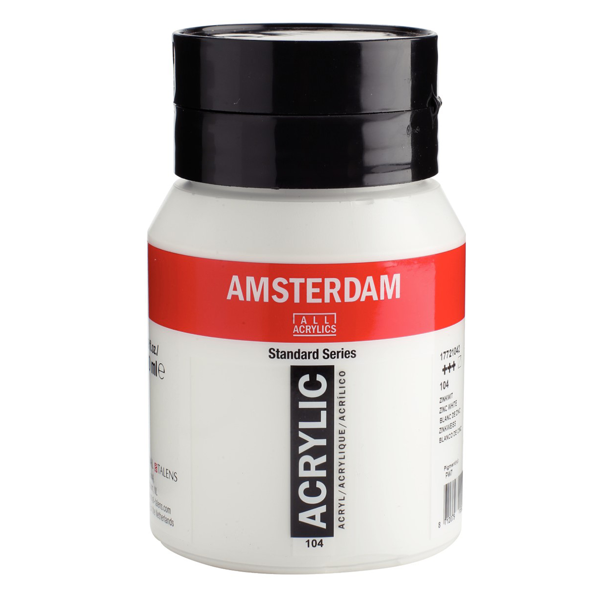 Alternativ bild 0 för Amsterdam Standard Series Acrylic Jar Zinc White 104