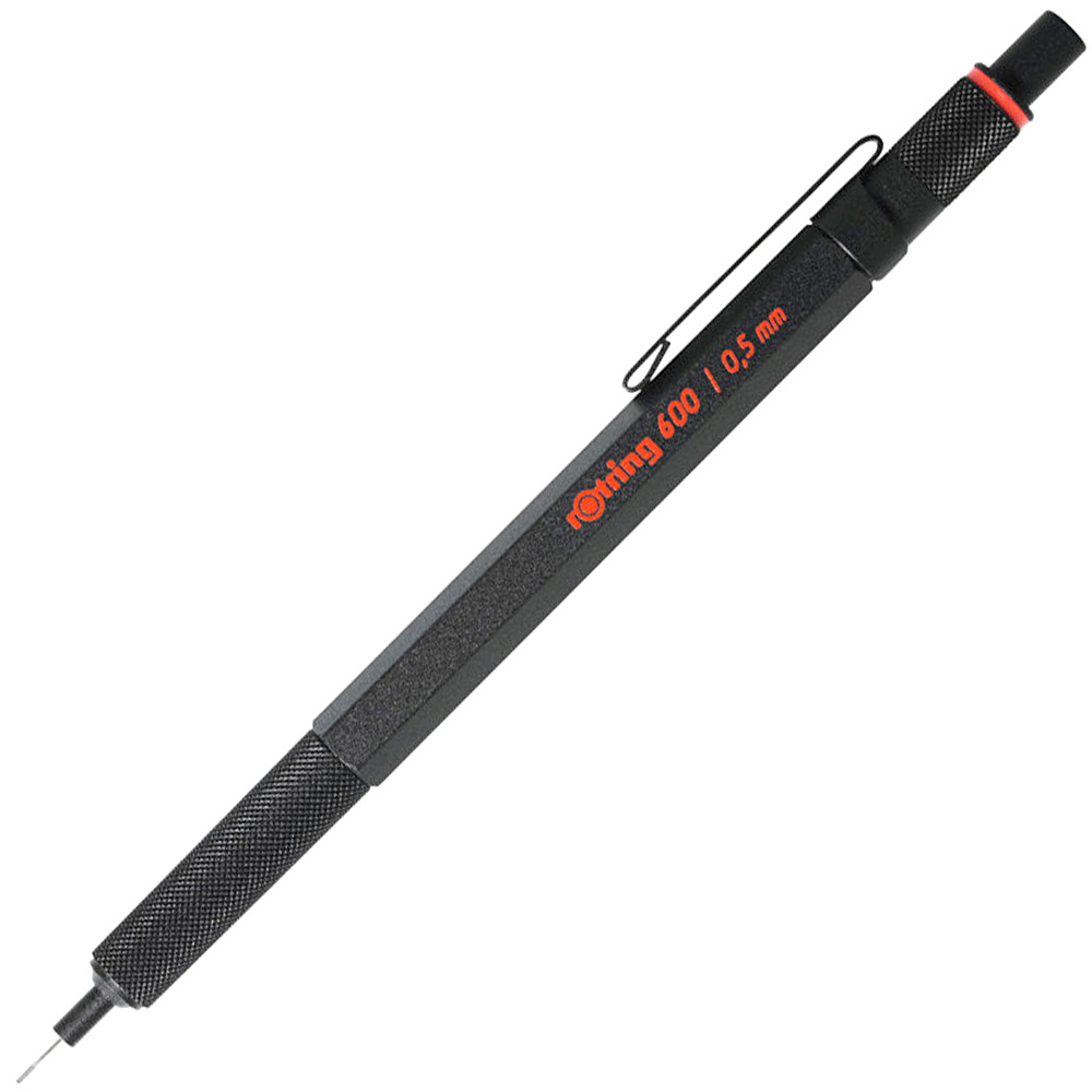 Rotring 600 Stiftpenna 0,5 Svart