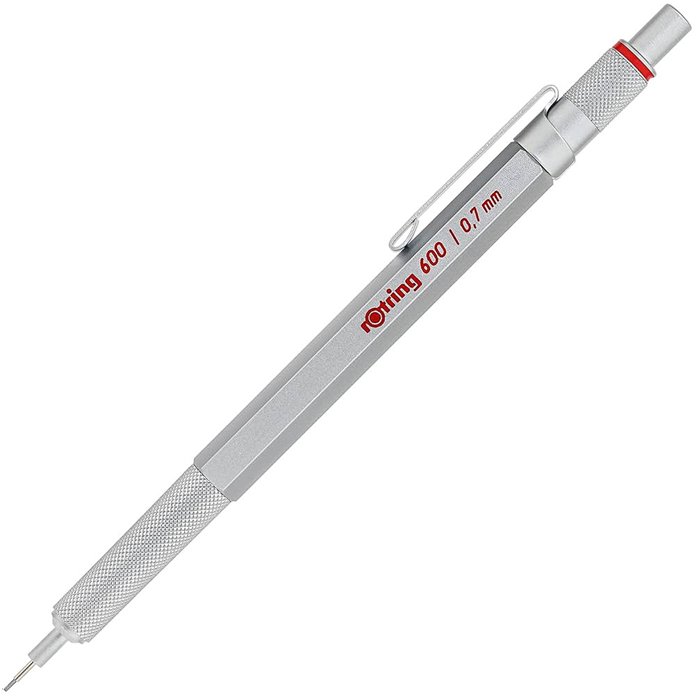 Rotring 600 Stiftpenna 0,7 Silver