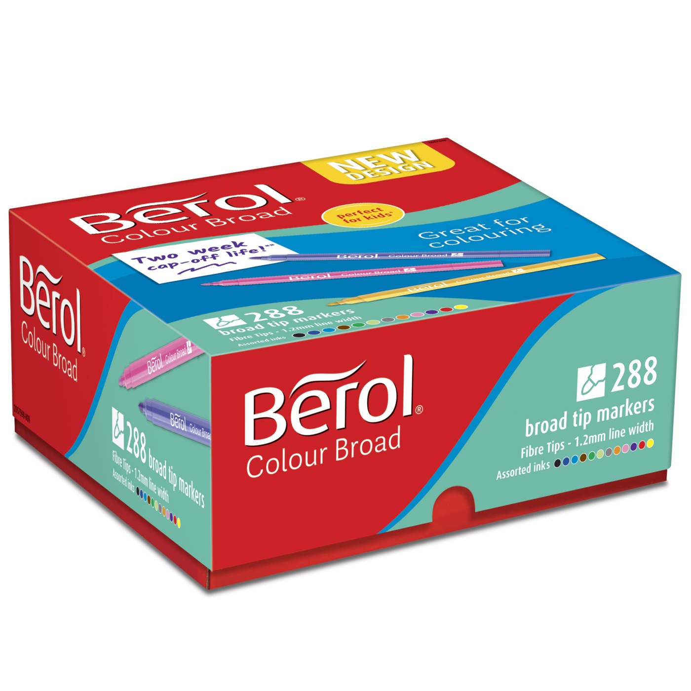 Berol Colour Broad Tip 288-pack
