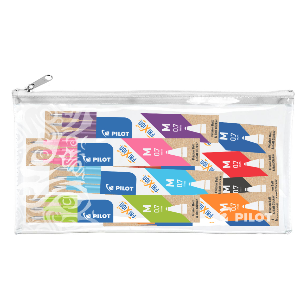 Pilot Refill FriXion 0-7 10 x 3-pack i fodral