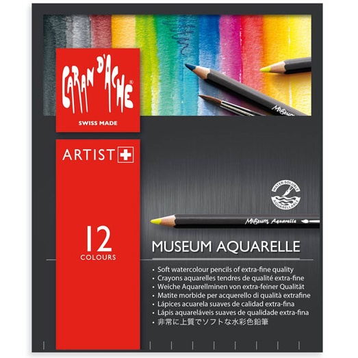 Museum Aquarelle 12-pack i gruppen Pennor / Konstnärspennor / Akvarellpennor hos Pen Store (104933)
