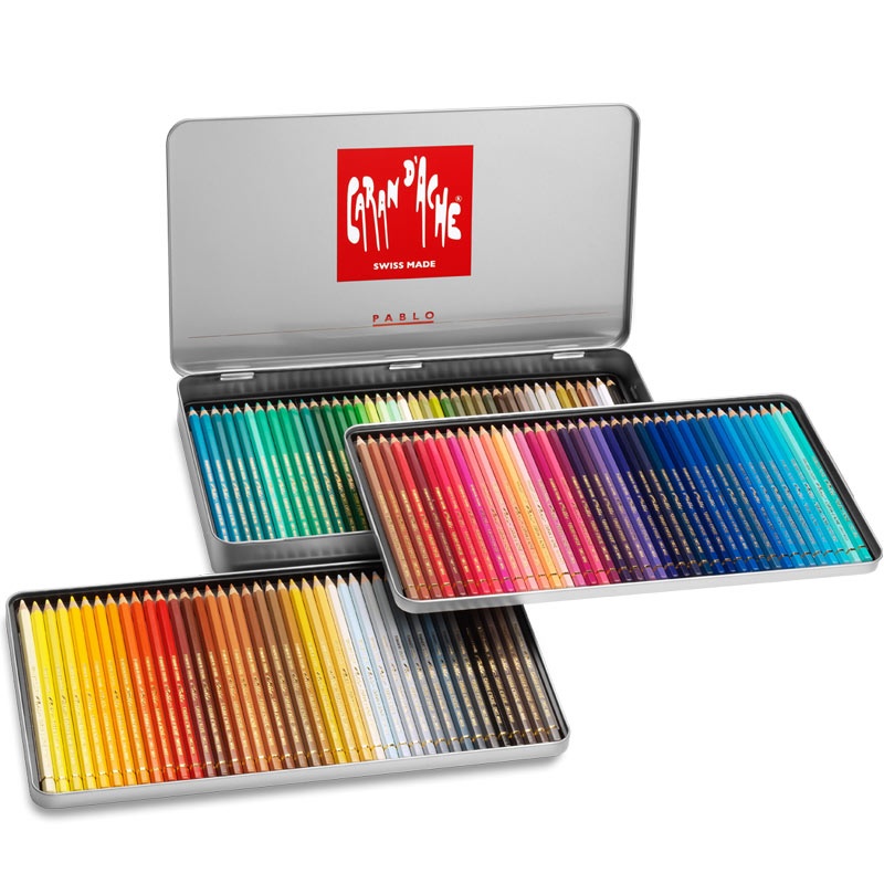 Caran d'Ache Färgpennor Pablo 120-set