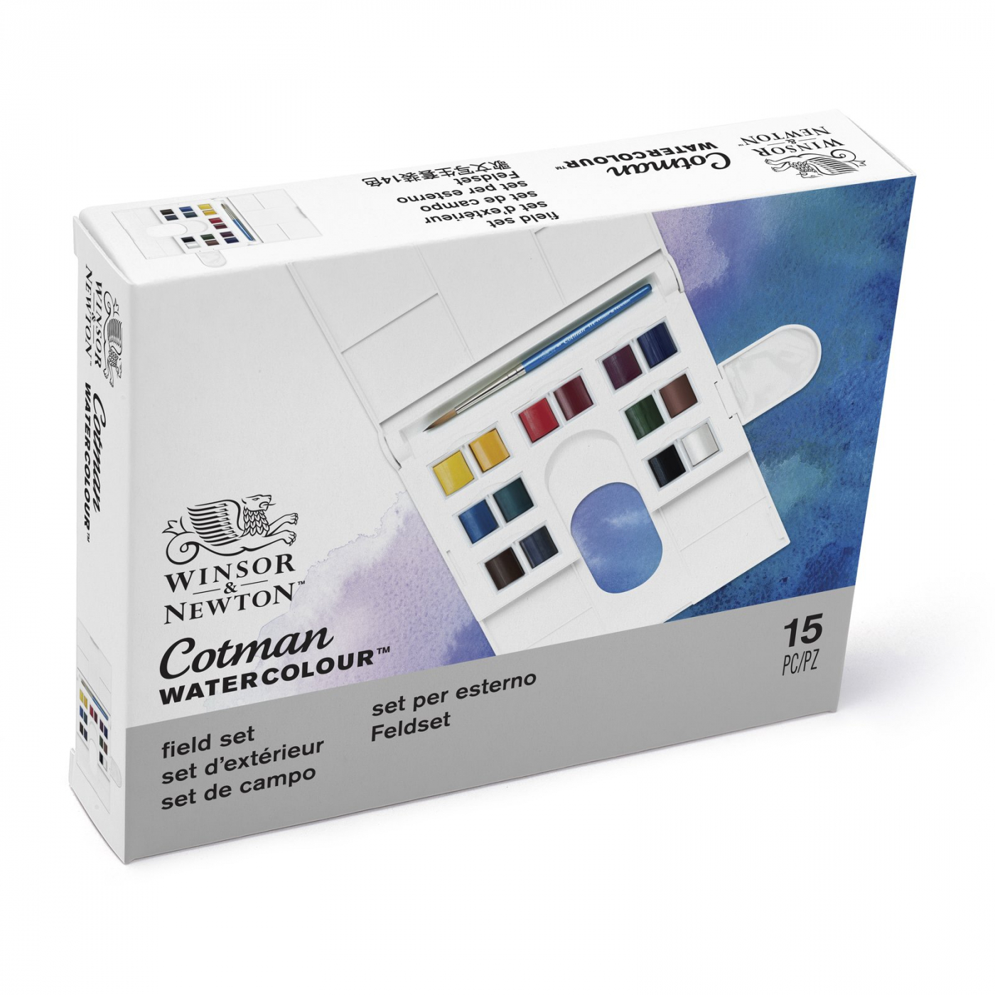 Cotman Akvarellfärg Compact Box 14 ½ - koppar i gruppen Konstnärsmaterial / Färger / Akvarellfärg hos Pen Store (107239)