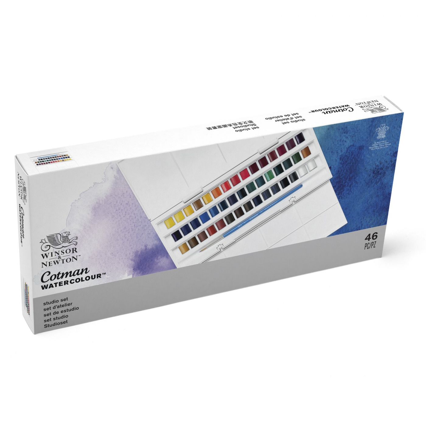 Cotman Akvarellfärg Studio Set 45 ½ - koppar i gruppen Konstnärsmaterial / Färger / Akvarellfärg hos Pen Store (107242)
