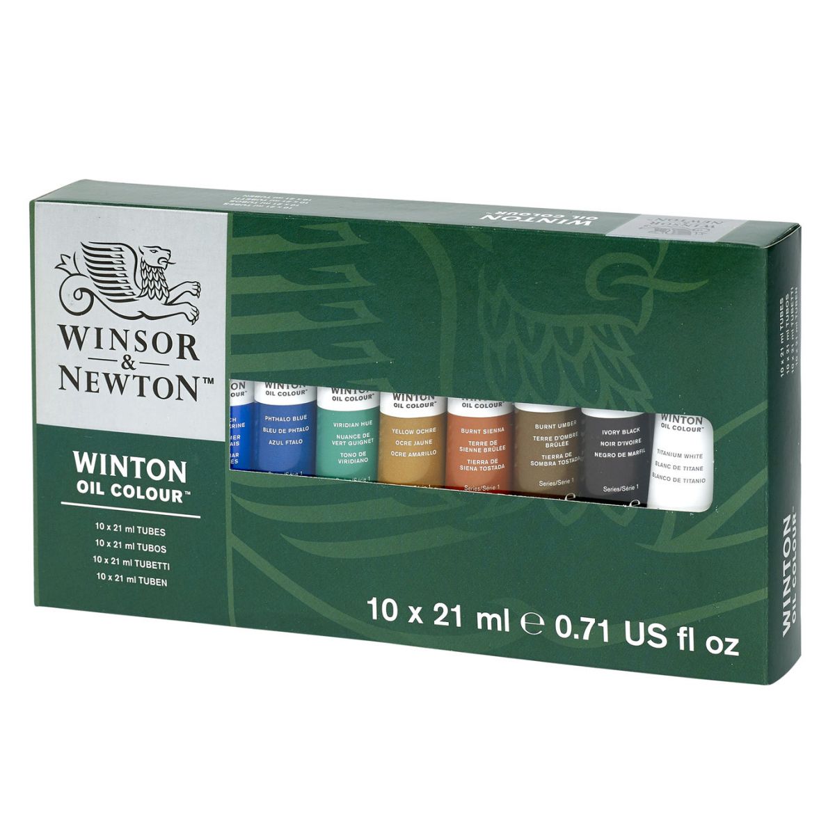 Winsor Newton Winton Oljefärg Tub 21 ml 10-set