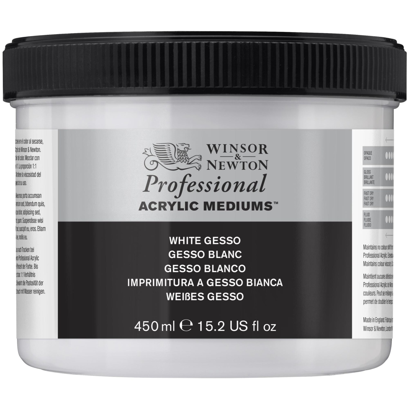 Winsor Newton Professional AA White Gesso 450 ml
