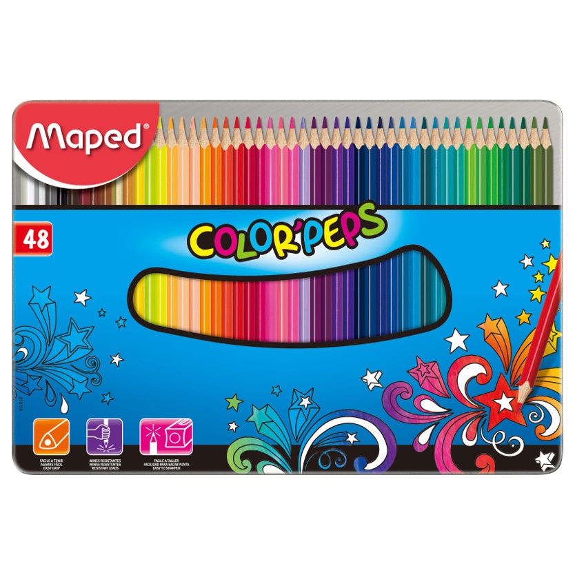 Maped Color Peps Färgpennor 48-set