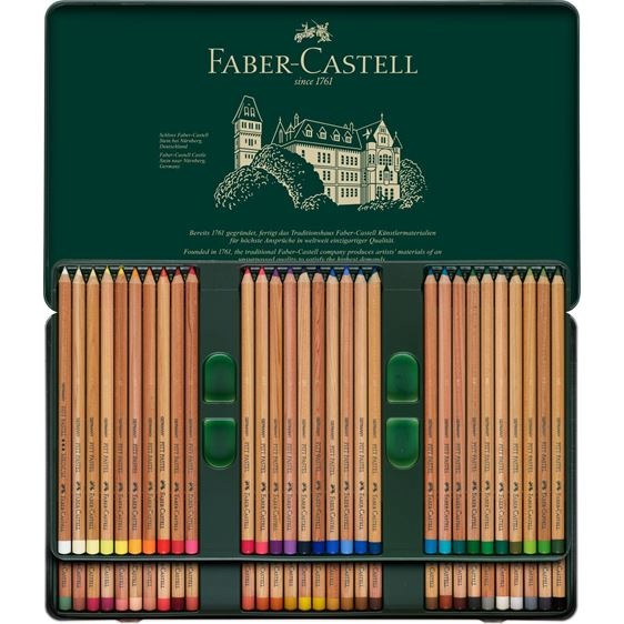FABER-CASTELL PITT Pastell Buntstift Warmgrau I – Vorgeschärft, Für Skizzen & Zeichnungen