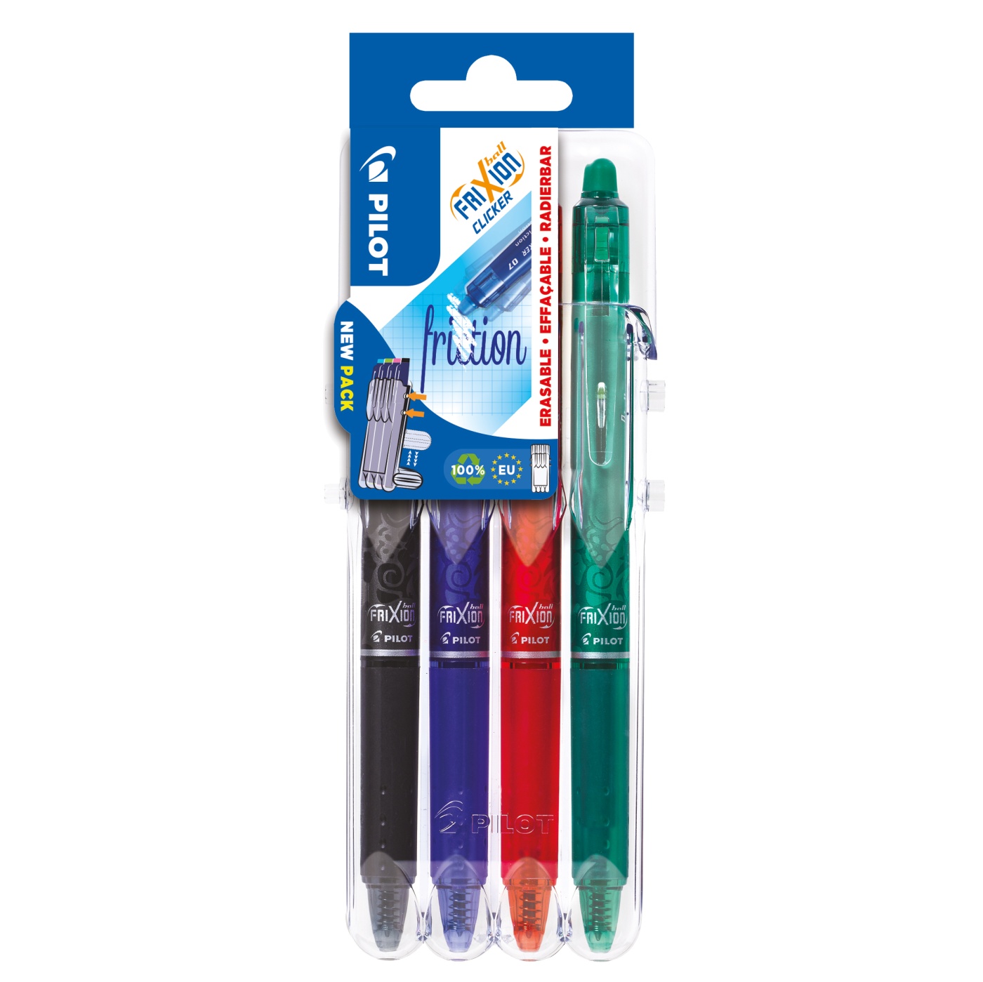 Pilot FriXion Clicker 2GO 4-set