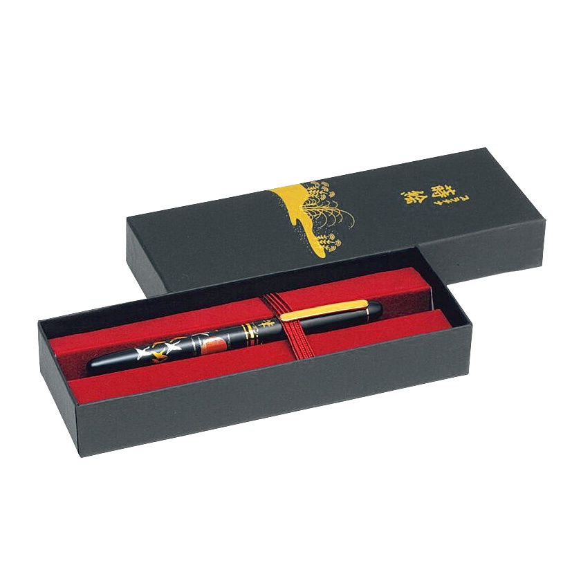Modern Maki-e Crane Penselpenna i gruppen Pennor / Konstnärspennor / Penselpennor hos Pen Store (109765)
