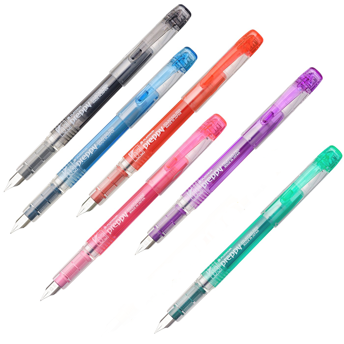 Platinum Preppy F 03 Reservoarpenna Violet