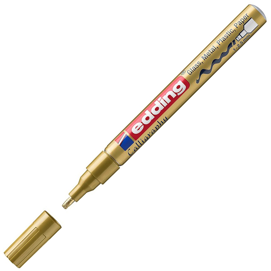 Edding 753 Gloss Paint Marker Kalligrafi 054 Silver