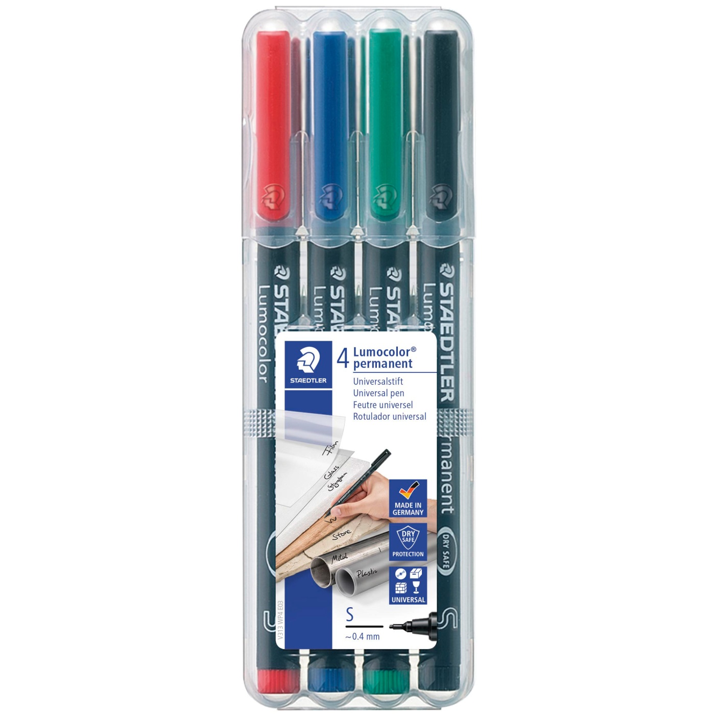 4-pack Lumocolor permanent Superfine i gruppen Pennor / Märkning och kontor / Märkpennor hos Pen Store (110759)
