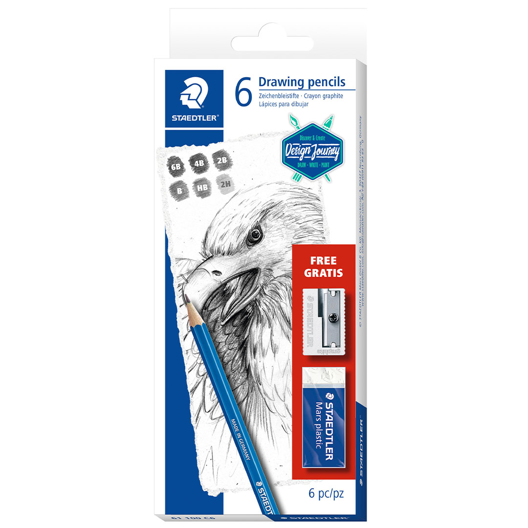 Staedtler Mars Lumograph 100 6-set tillbehör