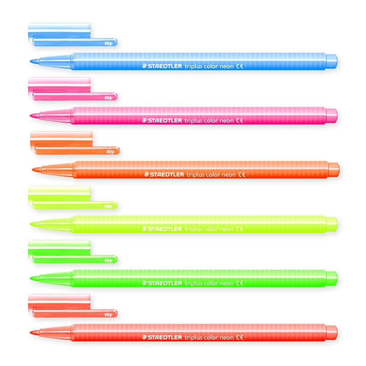 Triplus Color Neon 6-pack i gruppen Pennor / Skriva / Fineliners hos Pen Store (110978)
