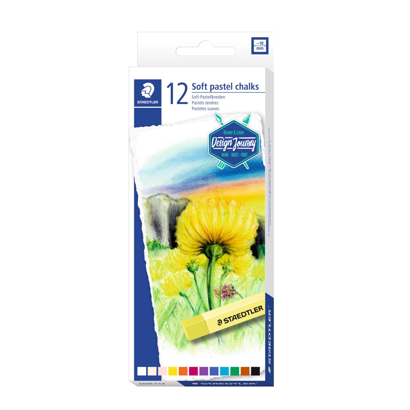 Staedtler Karat Soft pastel chalk 12-set
