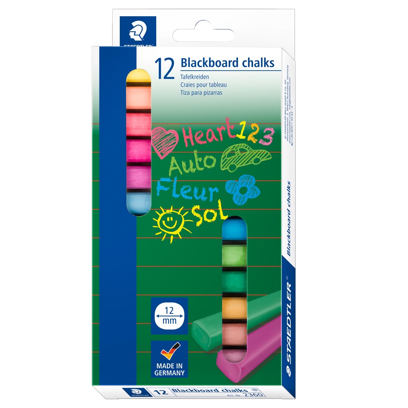 Staedtler Färgade tavelkritor