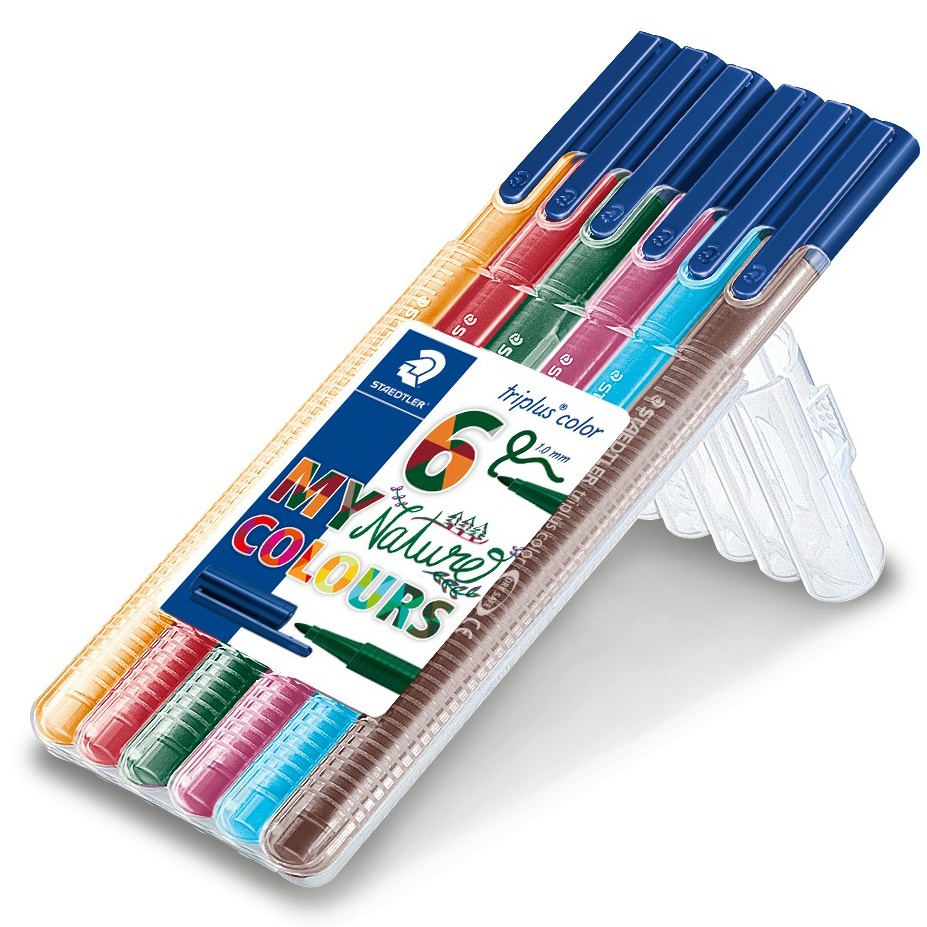 Triplus Color Nature 6-pack i gruppen Pennor / Skriva / Fineliners hos Pen Store (111235)