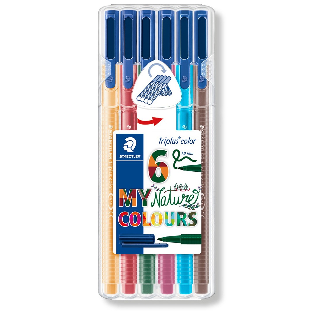Triplus Color Nature 6-pack i gruppen Pennor / Skriva / Fineliners hos Pen Store (111235)
