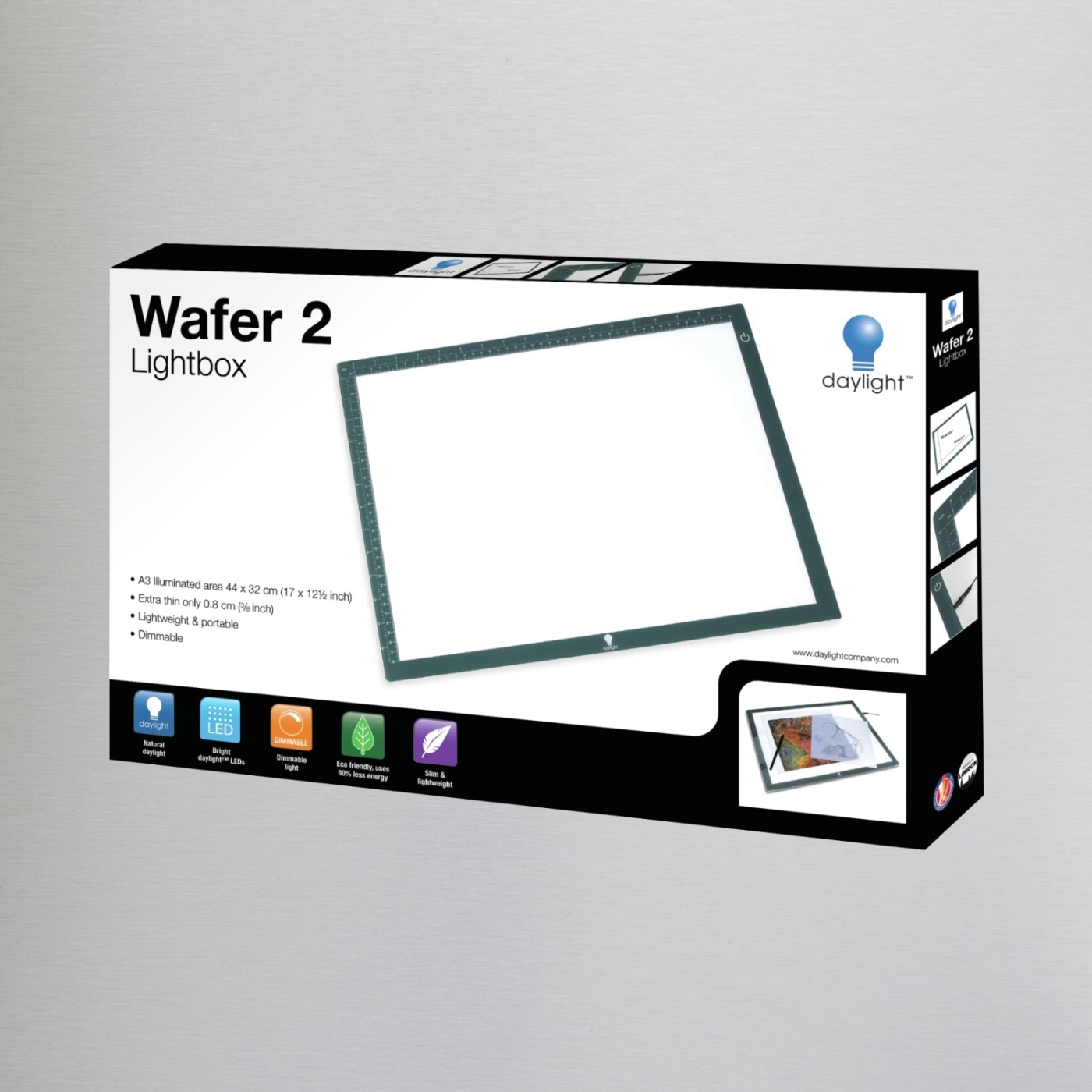 Wafer Ljusbord LED A3+ i gruppen Konstnärsmaterial / Konstnärstillbehör / Ljusbord hos Pen Store (111245)