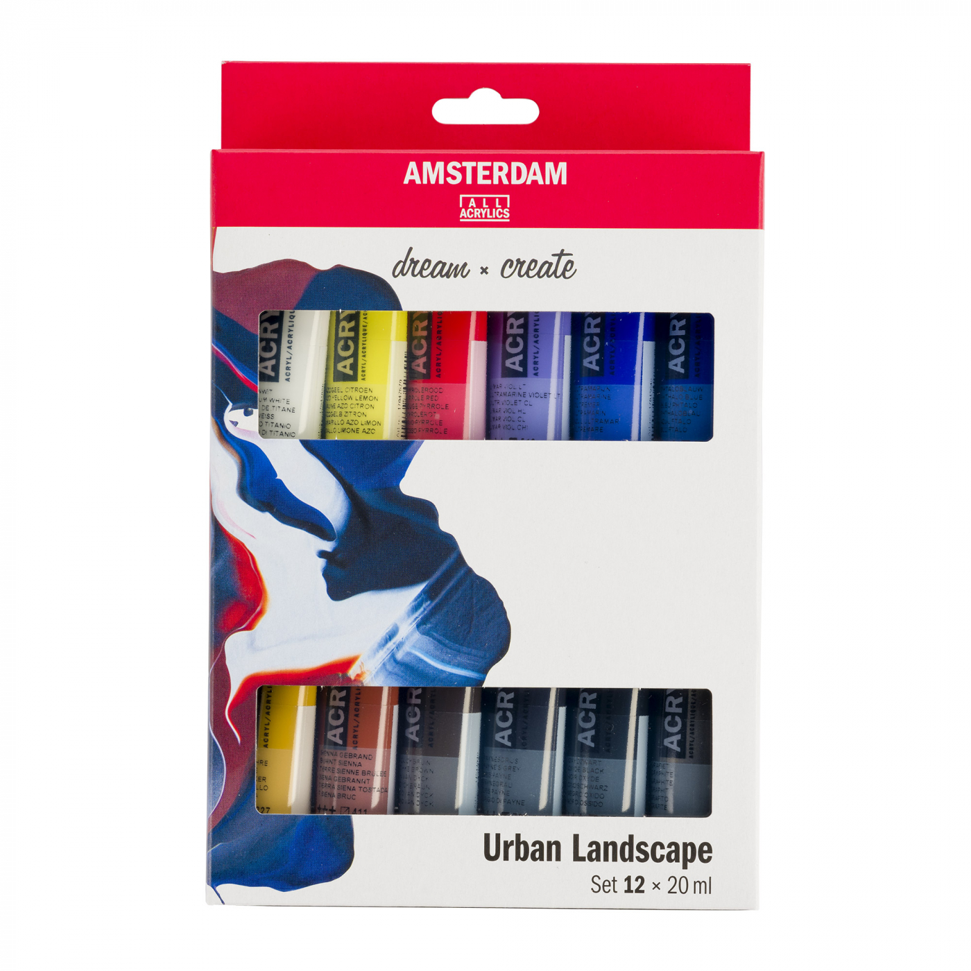 Amsterdam Akryfärg Urban Landscape Set 12 x 20 ml